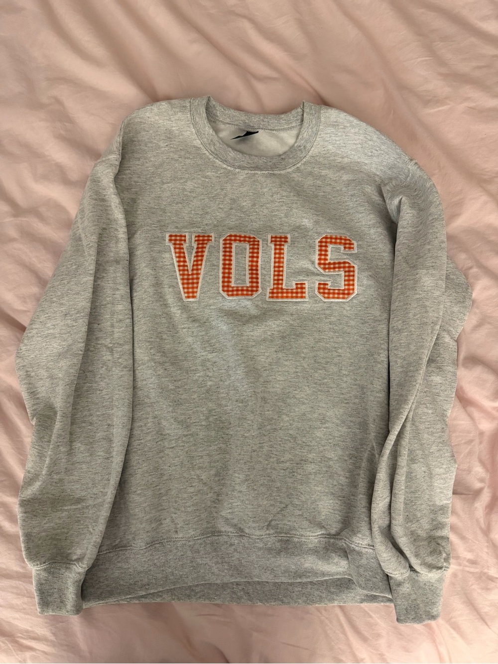 Super Cute University of Tennessee Stitched Vols Crewneck